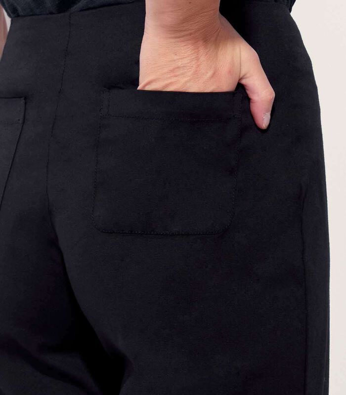 Pantalon droit large coton ATALIA image number 3