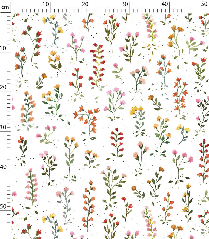 Papier peint herbier de fleurs Queyran, Lilipinso image number 2