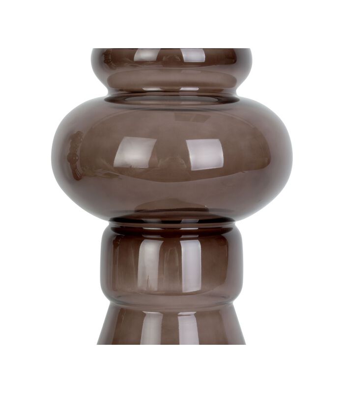 Vase Morgana - Marron chocolat - 18x35cm image number 2