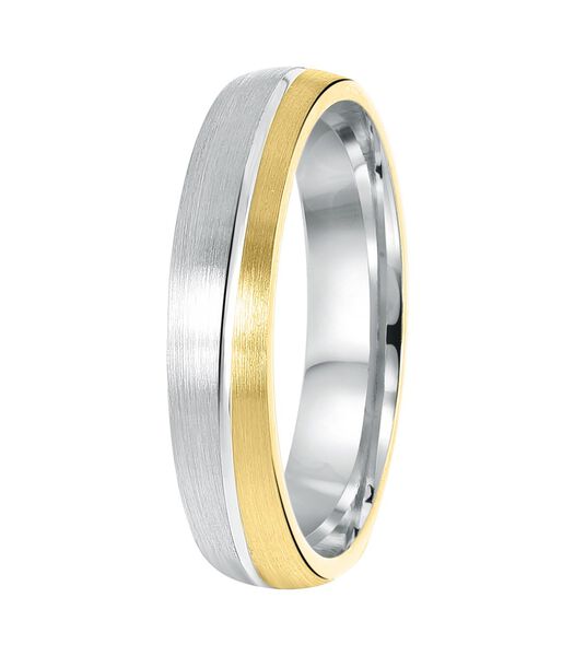 Ring 'Zaragoza' Zilver - zilverkleurig-goudkleurig