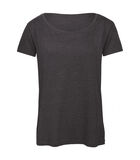 Dames-T-shirt met ronde hals Triblend image number 0