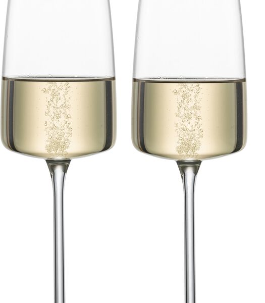 Champagneglazen Vivid Senses Light & Fresh - 380 ml - 2 stuks