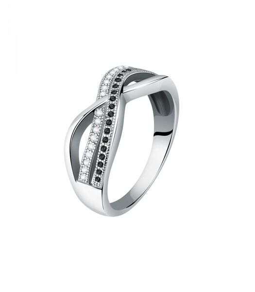 Bague en zircons,  argent 925% B-CLASSIC