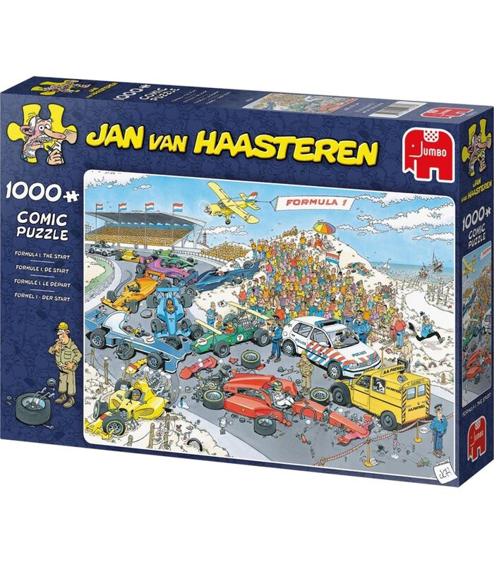 puzzel Jan van Haasteren Formule 1, de Start - 1000 stukjes image number 3