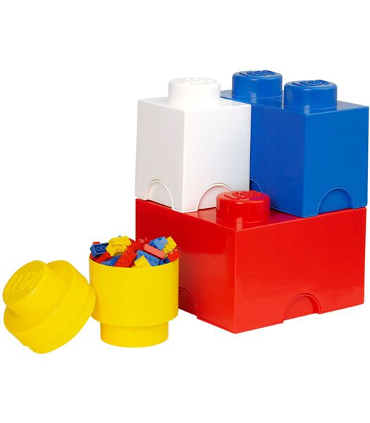 Boîte rangement Lego set 4 pièces