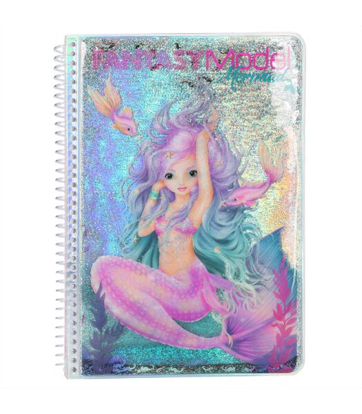 Fantasy Model kleurboek MERMAID
