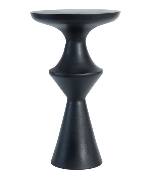 Table d'appoint Loboc - Noir - 37,5x14x74 cm