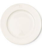 Assiette plate RM Monogram blanc image number 0