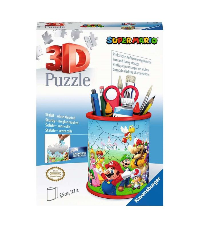 3D Puzzels Shapes Pennenbak Mario image number 2