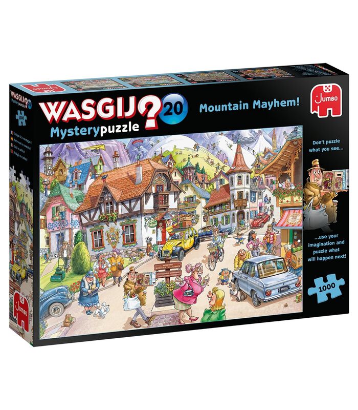 puzzel Wasgij Mystery 20 - Vakantie in de Bergen! - 1000 stukjes image number 2