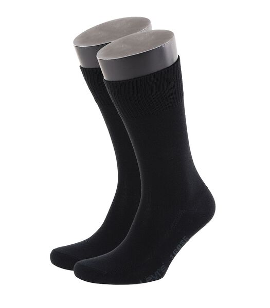 Levi's Socks Cotton 2-Pack Black 844