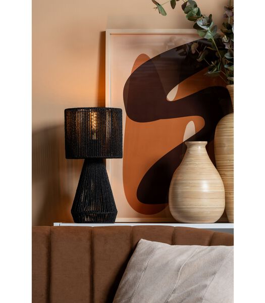 Tafellamp Forma Cone - Zwart - 20x20x40cm