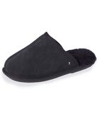 Chaussons mules homme cuir Marine image number 0
