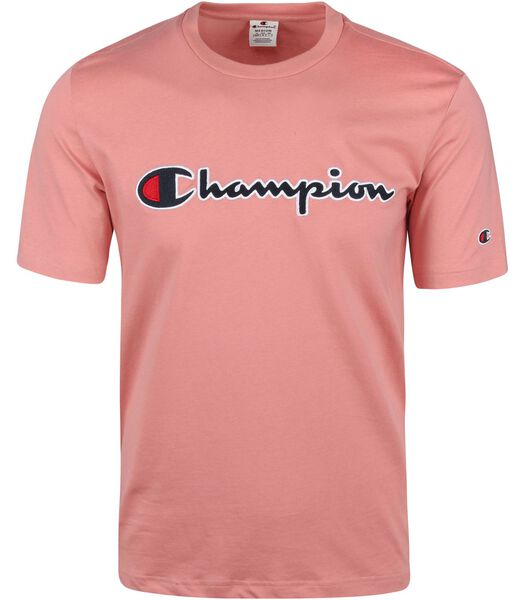 Champion T-Shirt Script Logo Roze