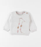 Pull girafe en tricot, chiné image number 0