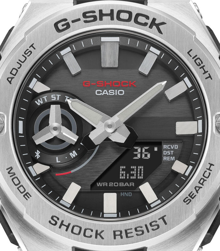 G-Steel Horloge Zilverkleurig GST-B500D-1AER image number 4