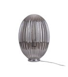 Lampe à poser Smart - verre ovale Smokey Grey - grande - 30x45cm image number 1