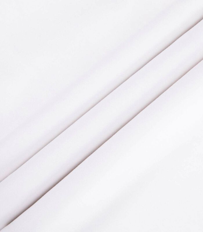 Strijkvrij Overhemd - Wit - Slim Fit - Katoen Satijn - Lange Mouw - Heren image number 4