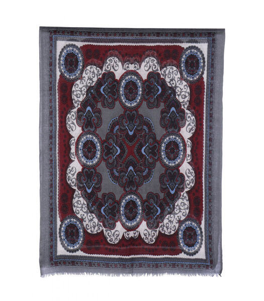 Echarpe en laine à motifs oriental