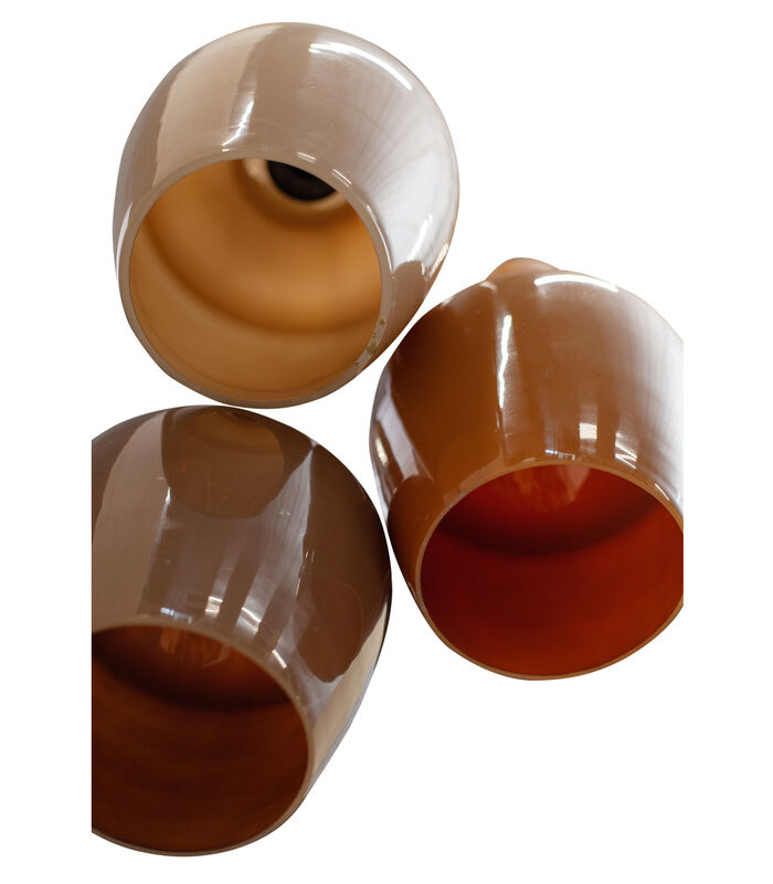 Lampe à suspension - Verre - Multicolores - 145x30x30 cm - Pottery image number 4