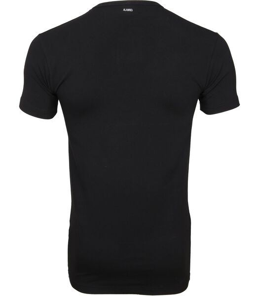 Ottawa T-shirt Stretch Zwart (2Pack)