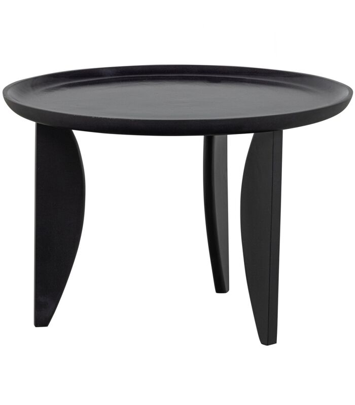 Table d'Appoint - Bois De Manguier - Noir - 40x40x40/47x70x70  - High image number 4
