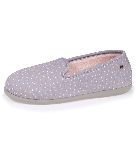 Chaussons Slippers Femme Pois