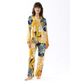 Pyjama met knopen FOUGERES 606 100% viscose veelkleurige print image number 0