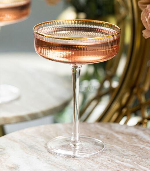 champagnecoupe, champagneglas - Maison Coupe - Transparant - 165 ml
