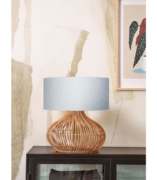 Lampe de Table Kalahari - Gris/Rotin - Ø47cm