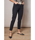 Comfy broek in zwarte katoenkwaliteit image number 0