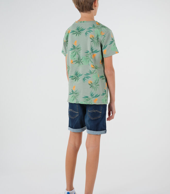 ZELI - T-shirt met tropische print image number 4