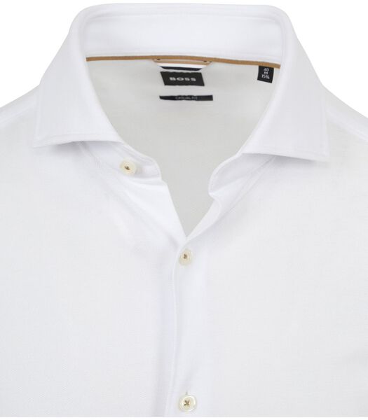 BOSS Chemise Hal Jersey Blanche