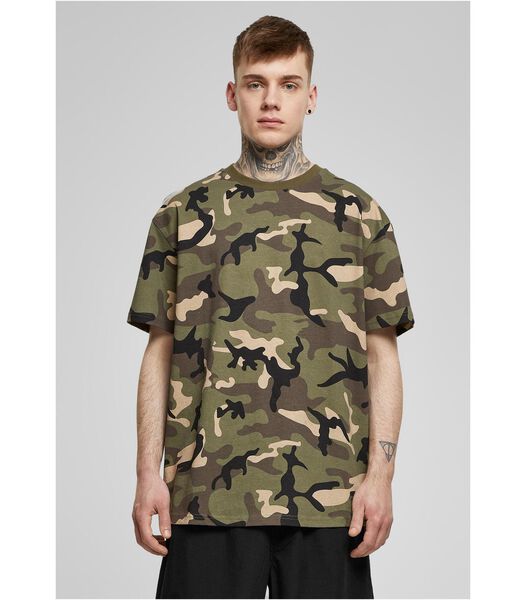 Dik camouflage T-shirt Oversize