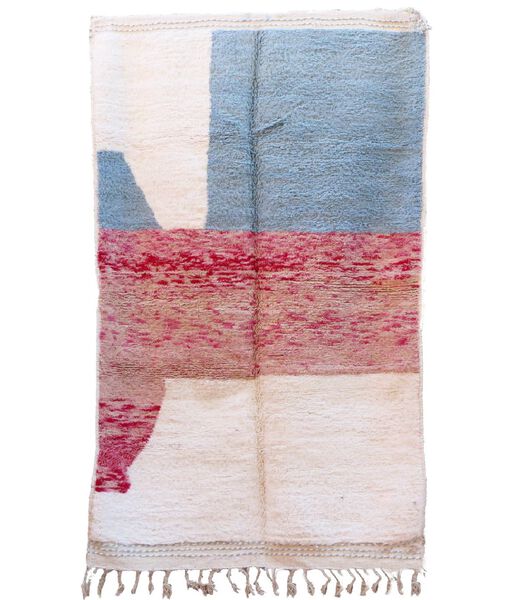 Authentiek berber tapijt pure wol 177 x 290 cm
