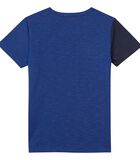 T-shirt manches courtes Oeko-Tex motif brodé image number 1