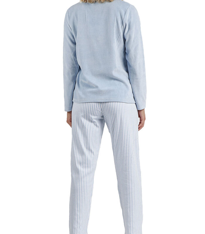 Pyjama indoor outfit broek top lange mouwen Comfort Home image number 1