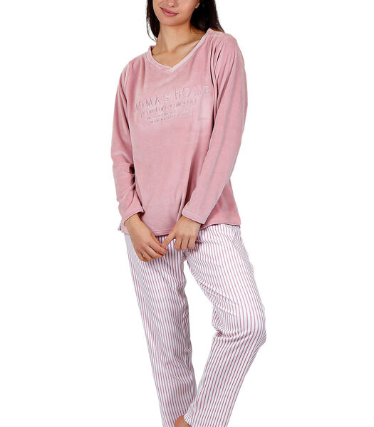 Pyjama indoor outfit broek top lange mouwen Comfort Home