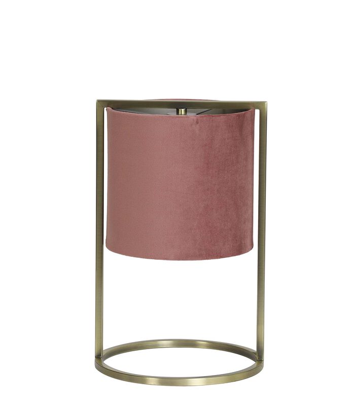 Lampe de table Santos - Rose/Bronze - Ø22cm image number 0