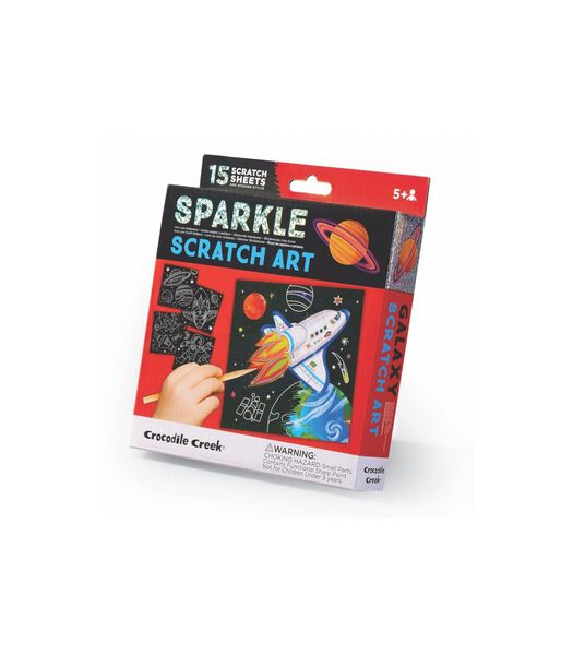Sparkle Scratch Cards Space Race - 15 cartes