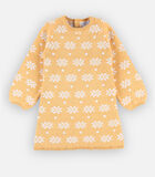 Robe tricot flocons, jaune/écru image number 3