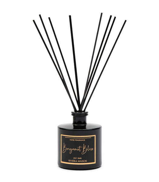 Geurstokjes - RM Bergamot Bliss Fragrance Sticks - Zwart
