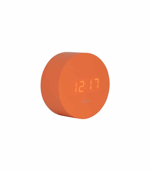 Réveil Spry Round - Orange - Ø9cm