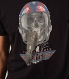 FIGHTER - Katoenen T-shirt met ronde hals image number 3