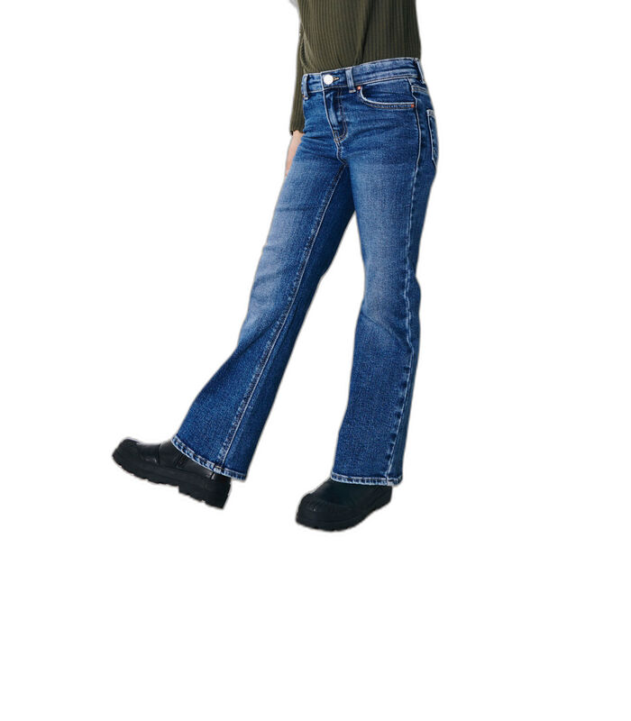 Jeans jambe large fille Kogjuicy cro557 image number 2