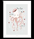 OCEAN FIELD - Affiche enfant - La pieuvre image number 0