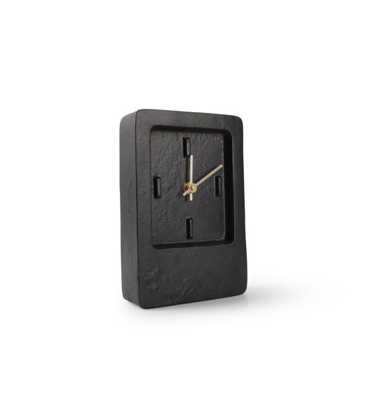 Horloge de table 14xH22cm noir edge Zone