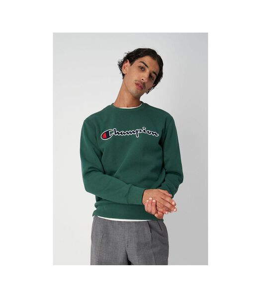 Sweater Script Logo Groen