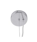 Lampe pendante Smart - verre ovale Smokey Grey - Large - 30x44cm image number 2