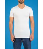 2-Pack Basic T-shirt Bio V-Neck Donkerblauw image number 1